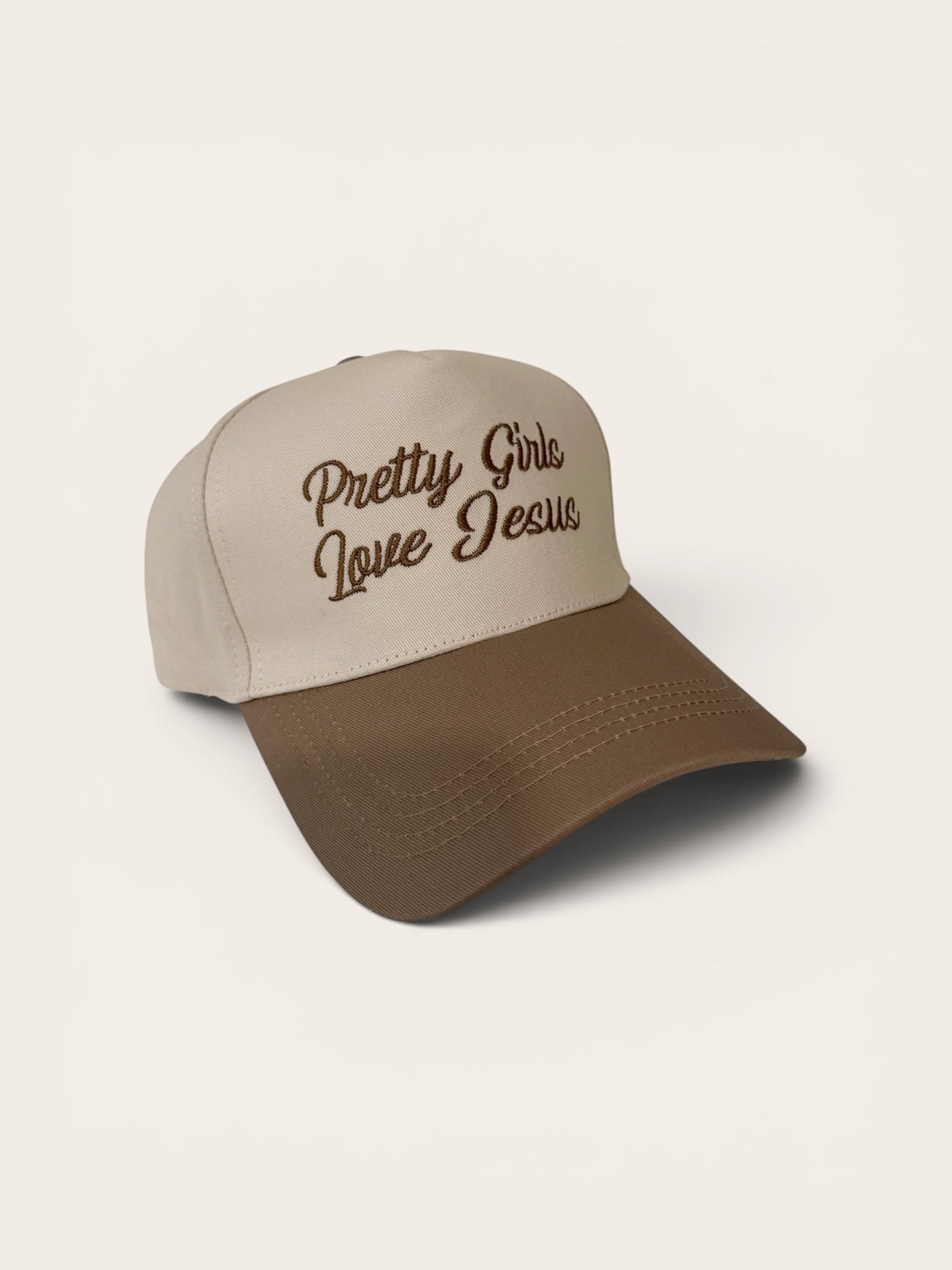 "PRETTY GIRLS LOVE JESUS" CAP