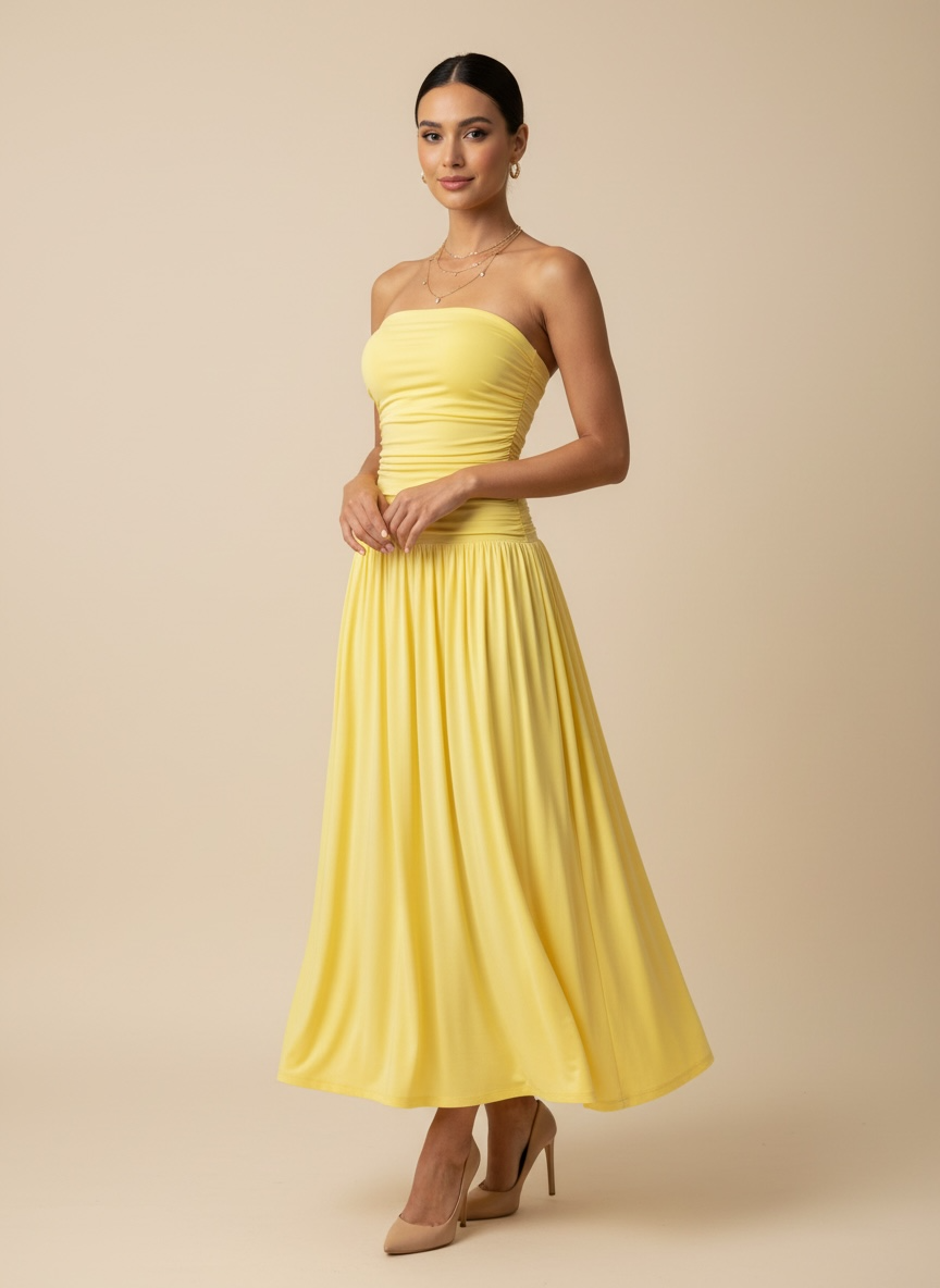 Butter Yellow Maxi Dress