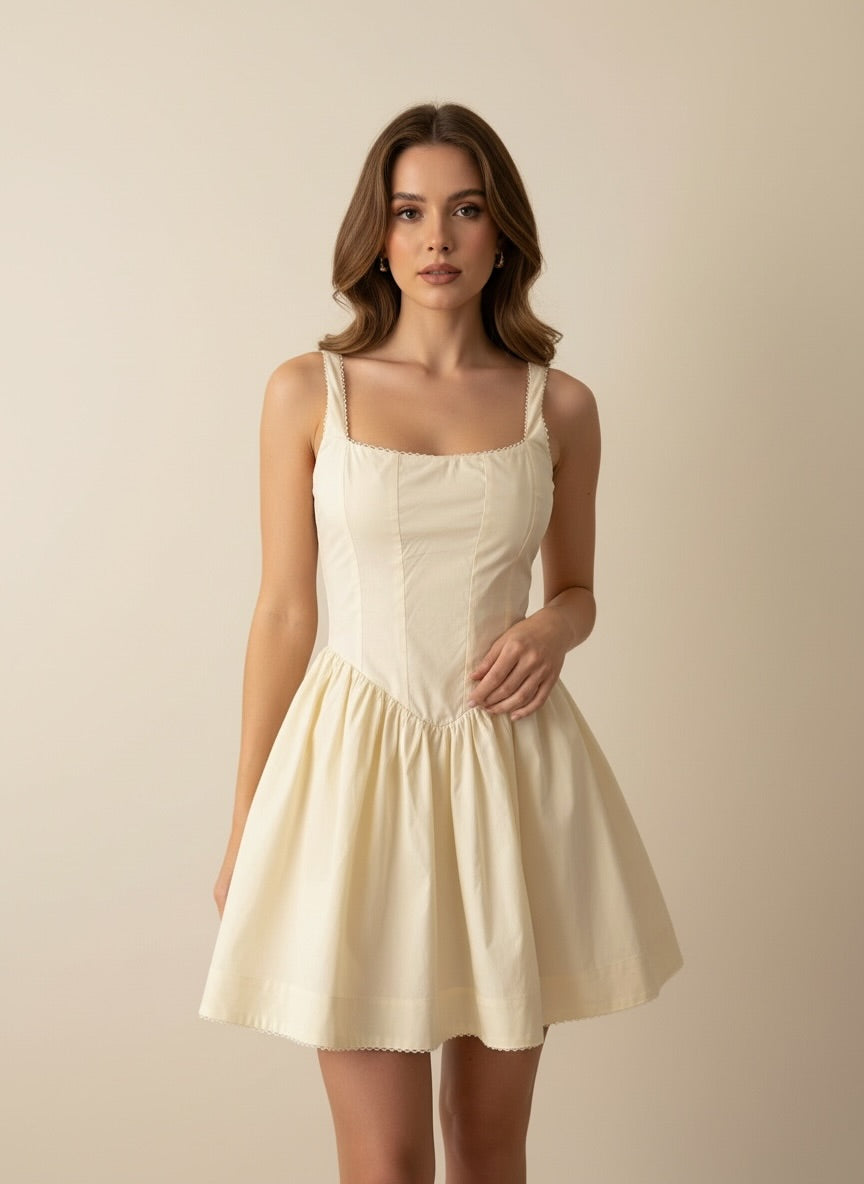 Ivory Flare Dress