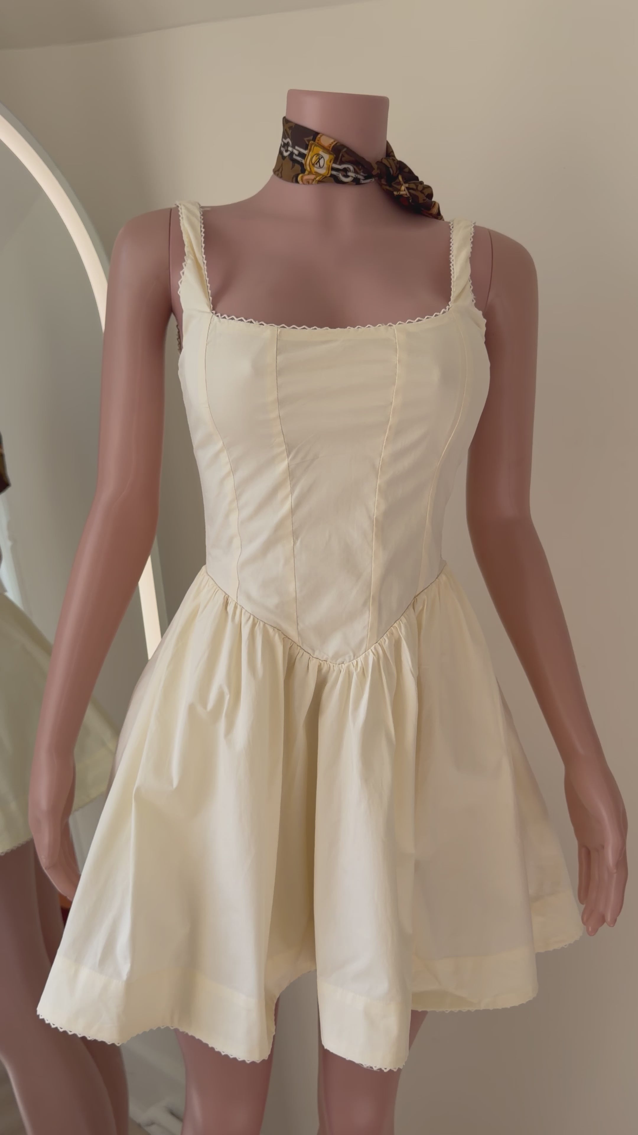 Ivory Flare Dress