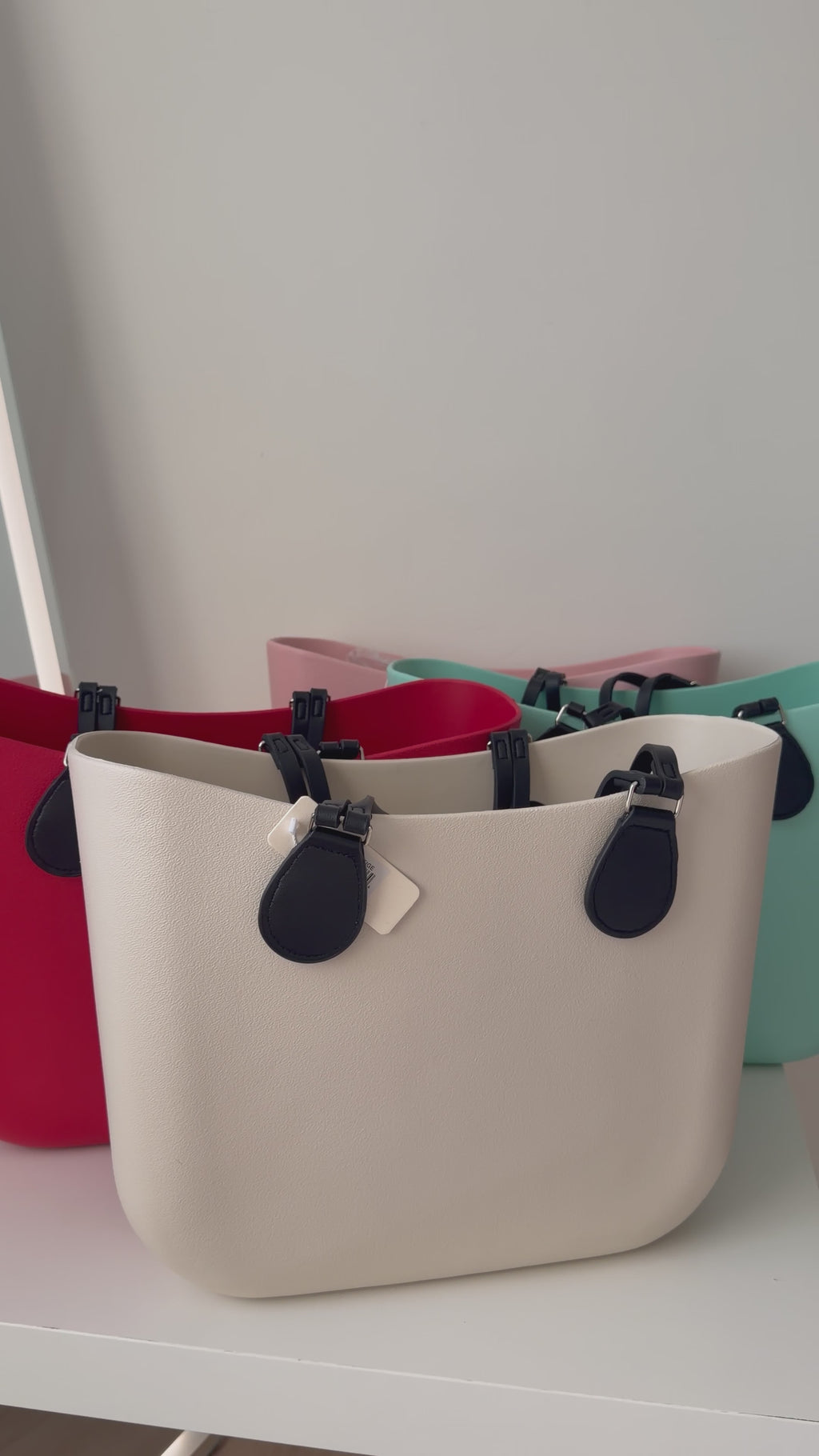 Minimalist Rubber Tote Bag