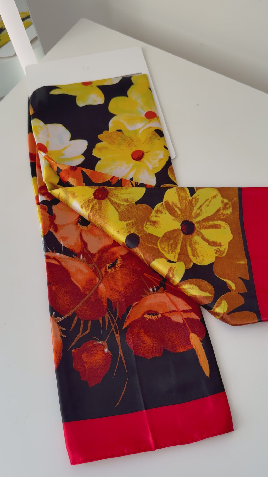 Golden Hour Floral Scarf